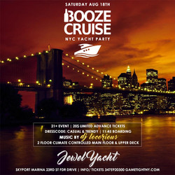 Nyc Booze Cruise Saturday Night Yacht Party 2018