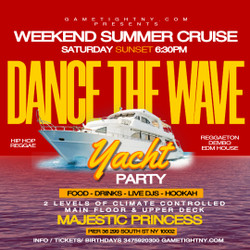 Nyc Dance The Wave Saturday Sunset Majestic Princess Yacht Party