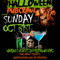 Nyc Halloween Pub Crawl 2021 only $15