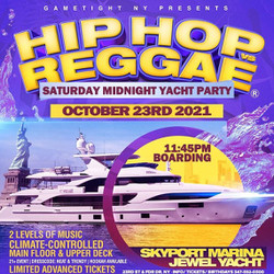 Nyc Hip Hop vs Reggae® Midnight Saturday Cruise Skyport Marina Jewel