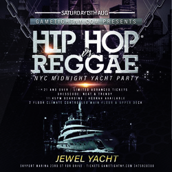 Nyc Saturday Midnight Cruise Jewel Yacht Hip Hop vs Reggae® Skyport Marina