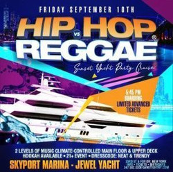 Nyc Summer Sunset Hip Hop vs Reggae® Cruise Skyport Marina Jewel Yacht
