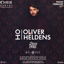 Oliver Heldens + Disco Fries | Iris Esp101 Learn to Believe | Fri Feb 21