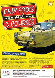 Only Fools and 3 Courses Comedy Night and Dinner in Middlesborough