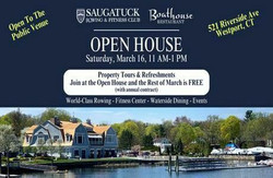 Open House Event at Saugatuck Rowing and Fitness Club, Westport, Ct