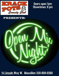 Open Mic Night at Krackpots Comedy Club