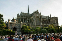 Open-air drama: Shakespeare's Romeo and Juliet comes to the majestic gardens of Arundel Castle