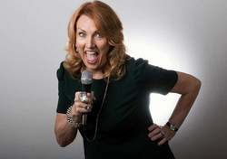 Pam Ford, Vix Leyton, at Groovie Comedy on 5 June 2023 - Mondays, The Coach House Piccadilly