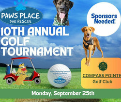 Paws Place 10th Annual Golf Tournament