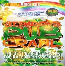 Philadelphia St Patrick's Day "Luck of the Irish" Bar Crawl - March 2021
