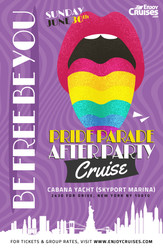 Pride Parade Nyc After Party Sunset Cruise Lgbt - Be Free, Be You in New York - Sunday June 30, 2024