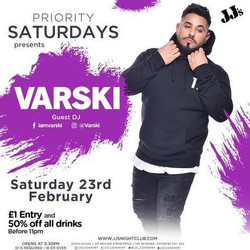Priority Saturday Presents Varksi