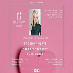 Pro Nova Ensemble Valentine Concert February 12th