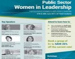 Public Sector Women in Leadership