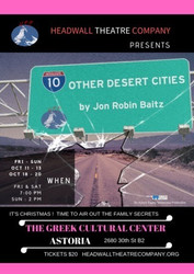 Pulitzer Nominee "Other Desert Cities" (October 11 - 20th) in Astoria