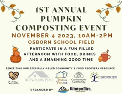 Pumpkin Composting Event- Smash It Dont Trash It