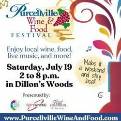 Purcellville Wine and Food Festival on Saturday, July 19!