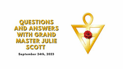 Questions and Answers with Grand Master Julie Scott September 2023