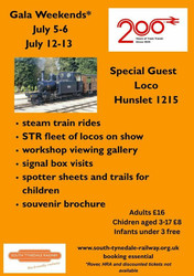 Railway 200 Steam Galas at South Tynedale Railway