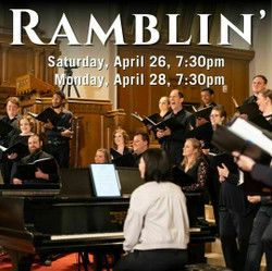 Ramblin' - Bel Canto Company - Apr 26 and 28 - Virginia Somerville Sutton Theatre