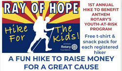 Ray of Hope Hike for the Kids - Charity 5k+ Walk on New Year's Day at Cave Creek Regional Park