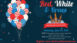 Red, White, and Brews ~ Independence Day Themed Bar Crawl (2019)