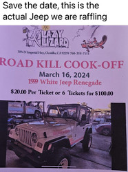 Road Kill Chili Cook Off 2024