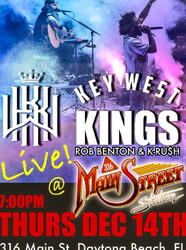 Rob Benton and the Key West Kings Back in Town at Main Street Station