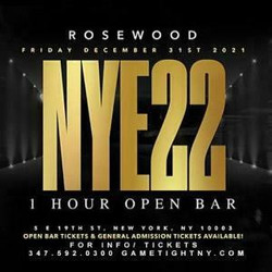 Rosewood Theater New Years Eve Nye 2022