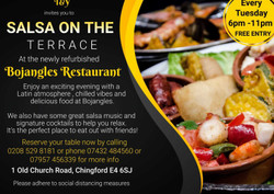 Salsa on the Terrace – A Refined Dining Experience at Bojangles in Chingford.