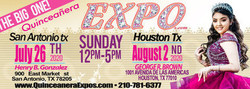 San Antonio Quinceañera Expo July 26th 2020 At the Henry B. Gonzalez