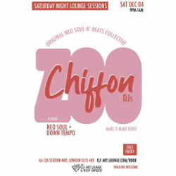 Saturday Night Lounge Session with Chiffon Zoo DJs, Free Entry