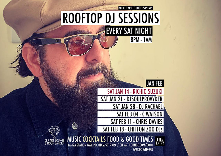 Saturday Night Rooftop Dj Session with Richio Suzuki, Free Entry