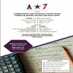 Scottish Higher and Nat 5 Maths Intensive Easter Holiday school