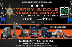 Second Annual Terry Biddle Memorial Convoy and Nuss Touch-A-Truck Fundraiser Event