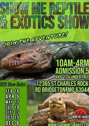 Show Me Reptile & Exotics Show February 16th