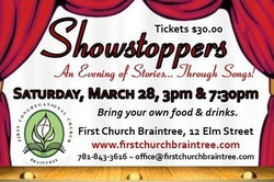 Showstoppers - An Evening of Stories...Through Songs! March 28th @ 3 & 7:30