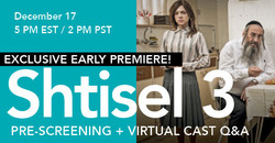 Shtisel Season 3 - Live Early Premiere and Cast Discussion - Award Winning Netflix Series