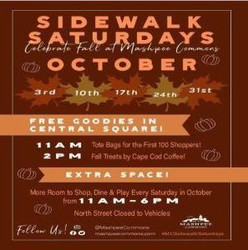 Sidewalk Saturdays, Celebrate Fall at Mashpee Commons!