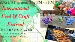 Silver Spring International Food & Craft Festival August 13th 2023 @ Veterans Plaza