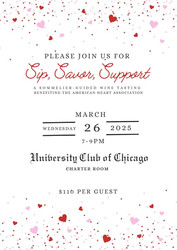 Sip, Savor, Support: A Sommelier-Guided Wine Tasting Benefiting the American Heart Association