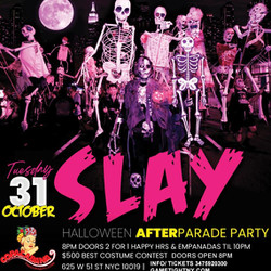 Slay Halloween parade After party at Copacabana Loft 51 Nyc 2023