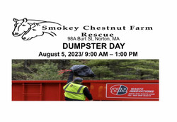 Smokey Chestnut Farm Dumpster Day