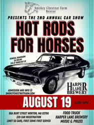 Smokey Chestnut Farm Hot Rods For Horses Car Show, August 2023