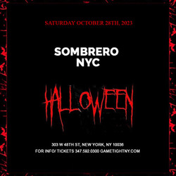 Sombrero Nyc Halloween party 2023 only $15