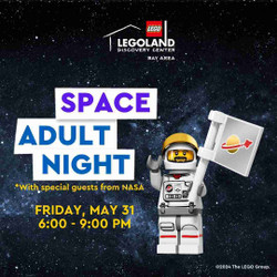 Space Adult Night at Legoland Discovery Center Bay Area