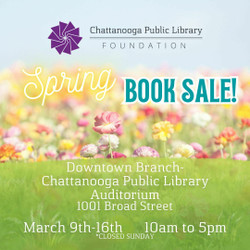 Spring Book Sale by the Chattanooga Public Library Foundation