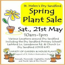 St Helen's Dry Sandford Spring Plant Sale