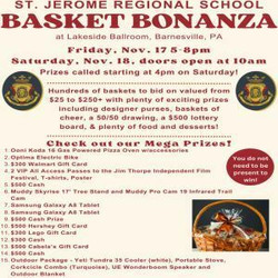 St. Jerome Regional School Basket Bonanza - November 17th and 18th