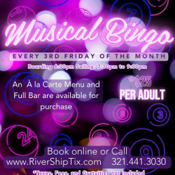 St Johns Rivership: Friday Night Musical Bingo Night Cruise on the Barbara-Lee in Sanford, Fl